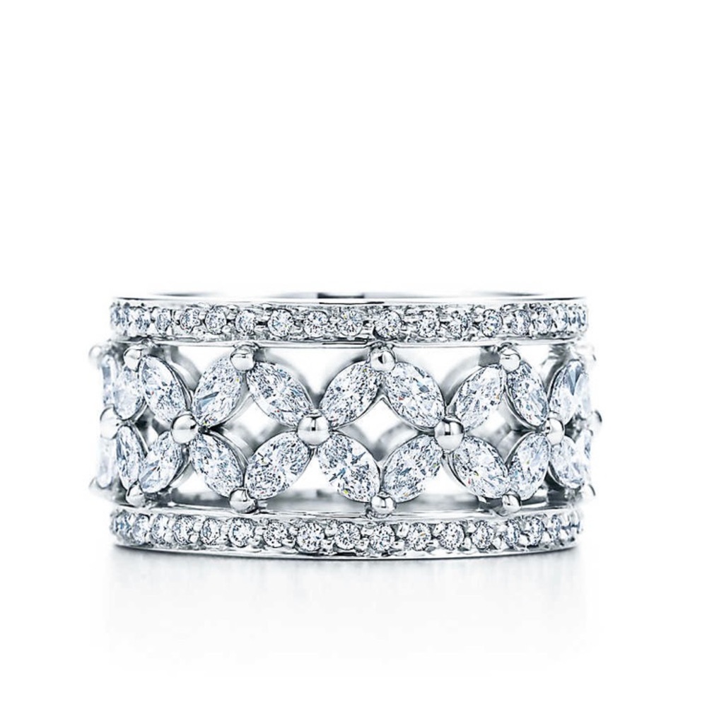 Tiffany and Co Platinum Victoria Ring